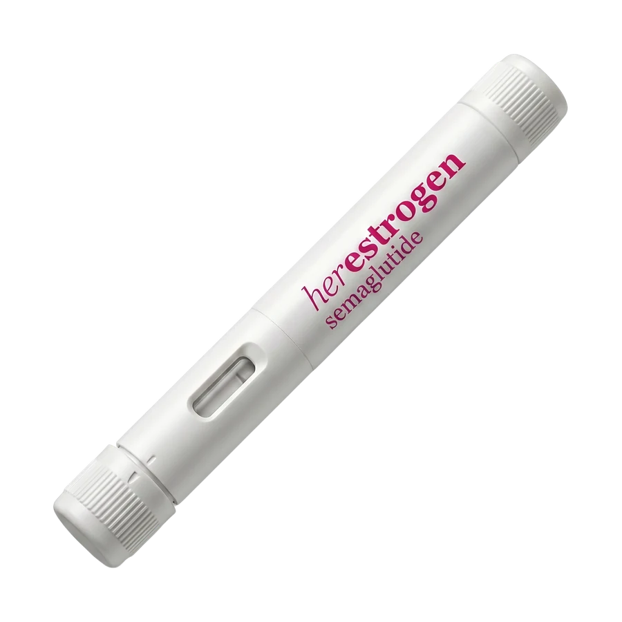 HerEstrogen compounded semaglutide injection pen, representative packaging
